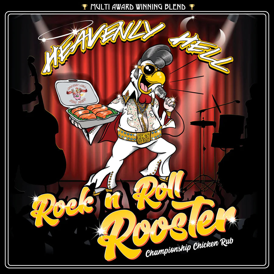 Heavenly Hell BBQ Rub - ROCK N ROLL ROOSTER