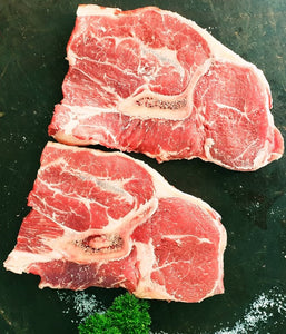 2 x Bone in Blade Steak