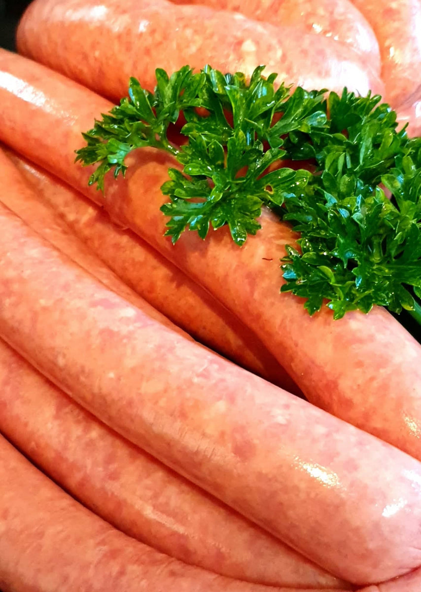 6 x Thin Premium Beef Sausages WM Meats
